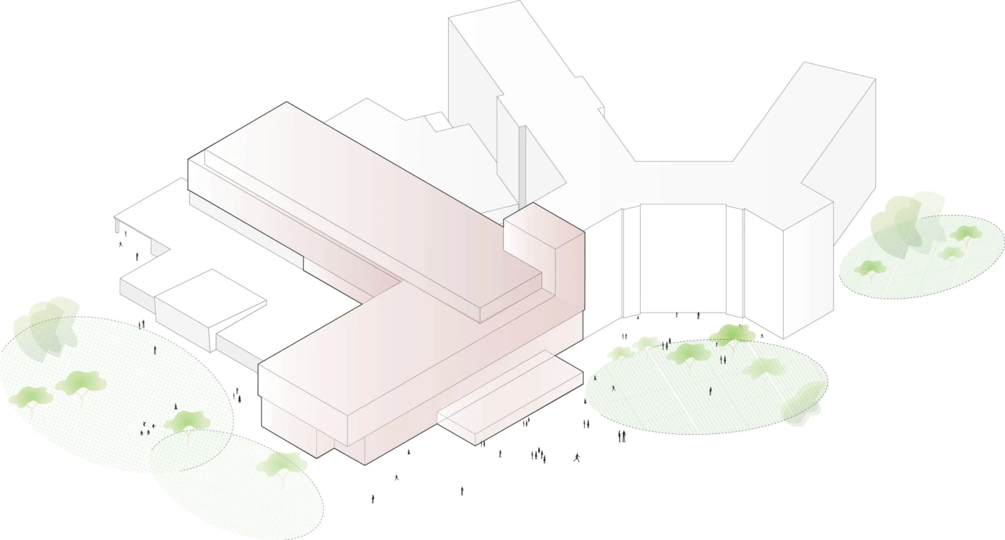 Schéma de l'Hôpital du Sacré-Coeur-de-Montréal