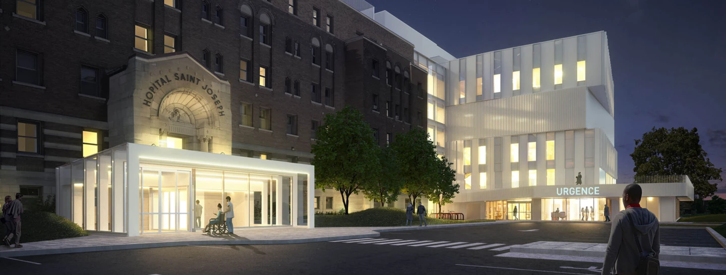 Extérieur de l’Hôpital Lachine