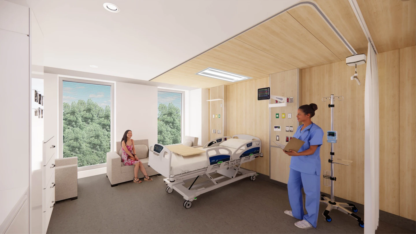 Interior of Lachine Hospital