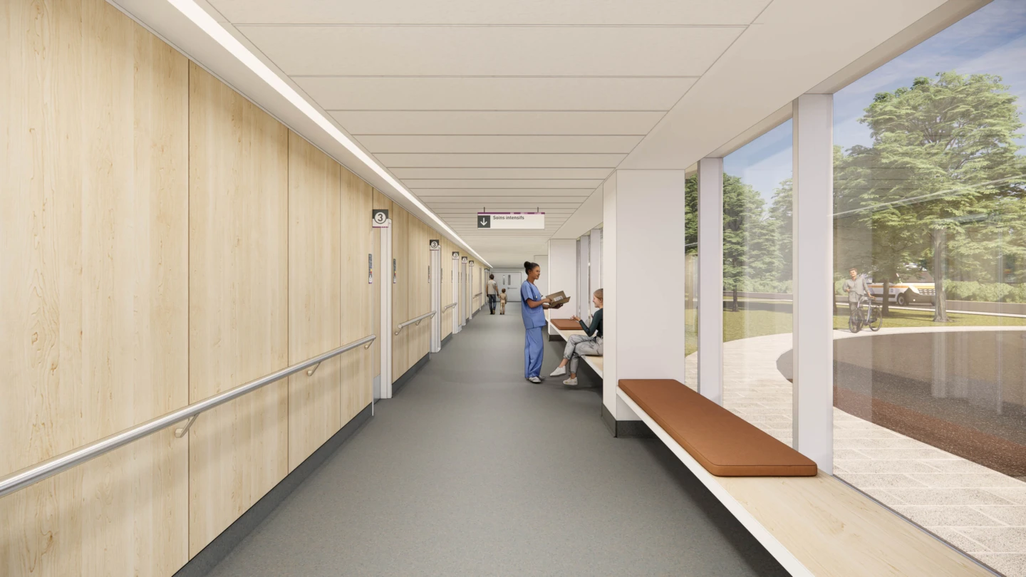 Interior of Lachine Hospital