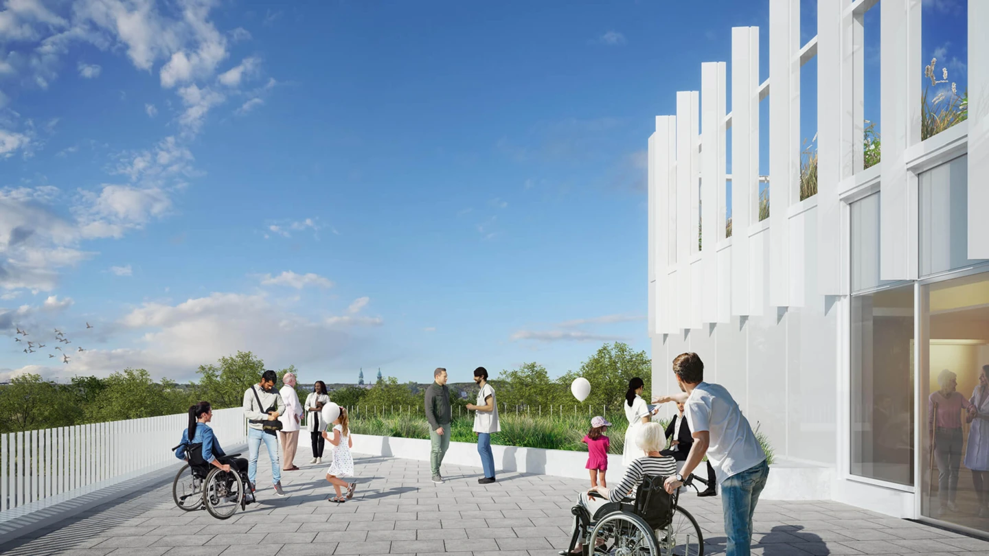 Extérieur de l’Hôpital Lachine