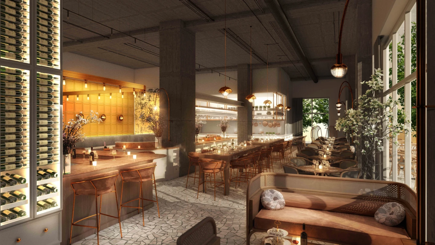 Intérieur de l’Hôtel Mortagne