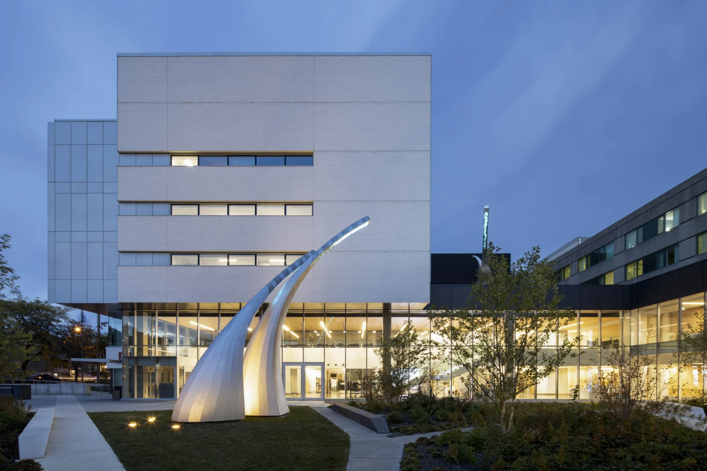 Extérieur de l'Institut de cardiologie de Montréal