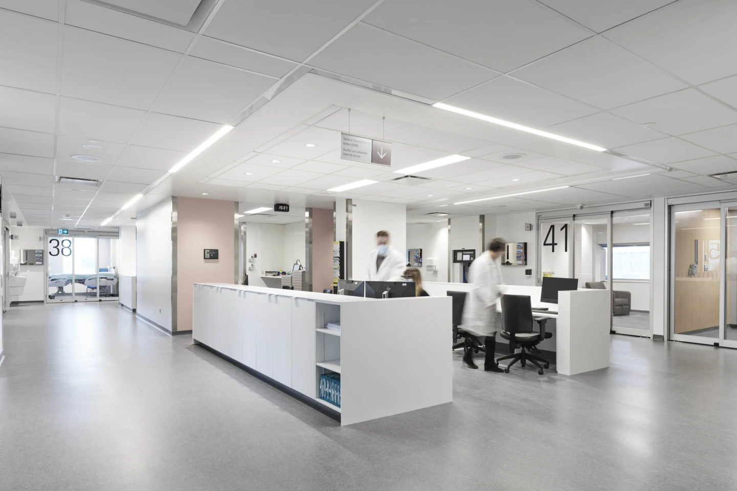 Intérieur de l'Institut de cardiologie de Montréal