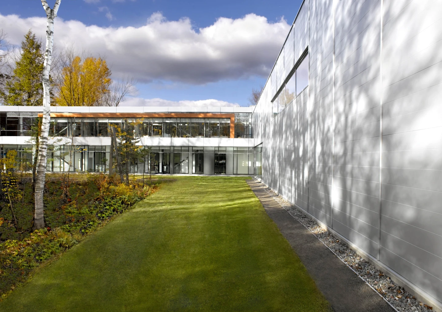 Extérieur du Laboratoire de santé animale à Québec