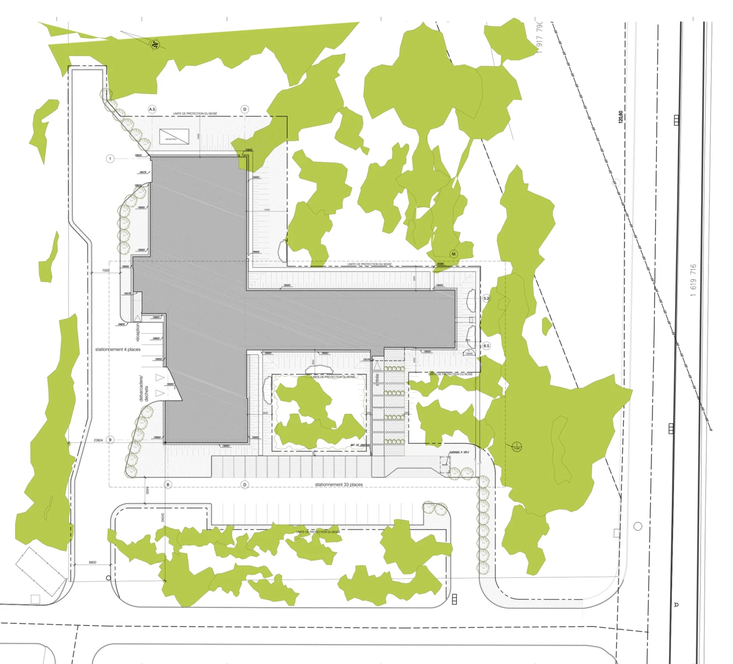 Plan du Laboratoire de santé animale à Québec