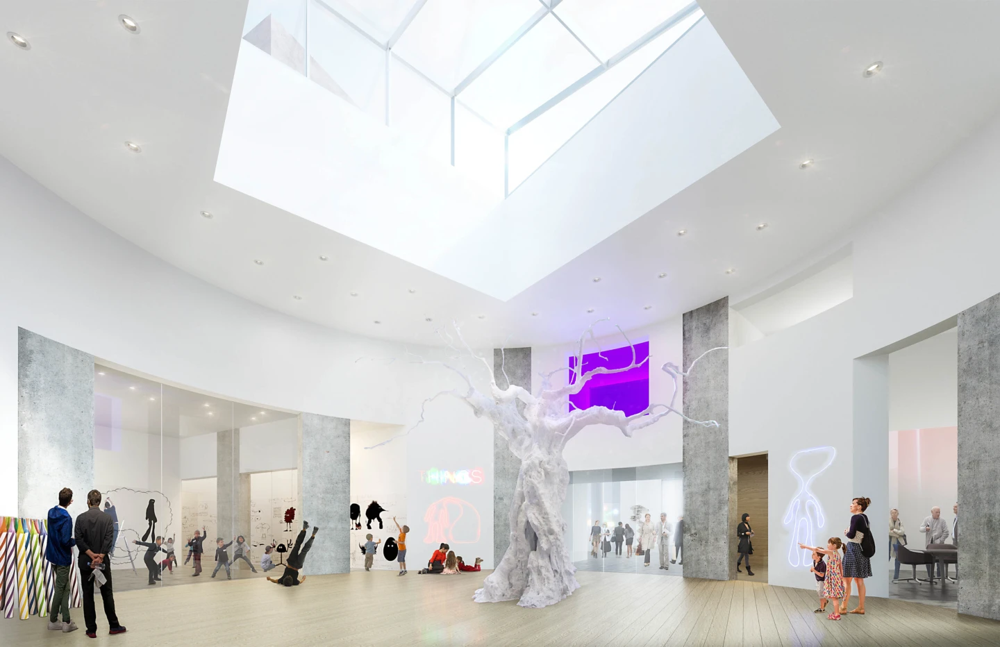 Intérieur du Musée d’art contemporain de Montréal