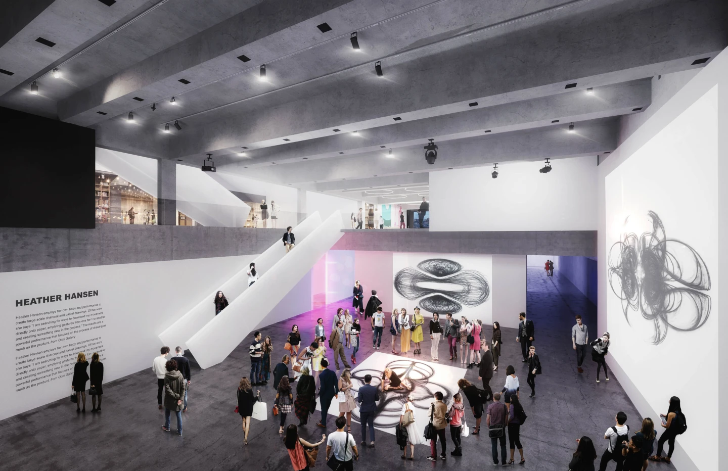 Intérieur du Musée d’art contemporain de Montréal