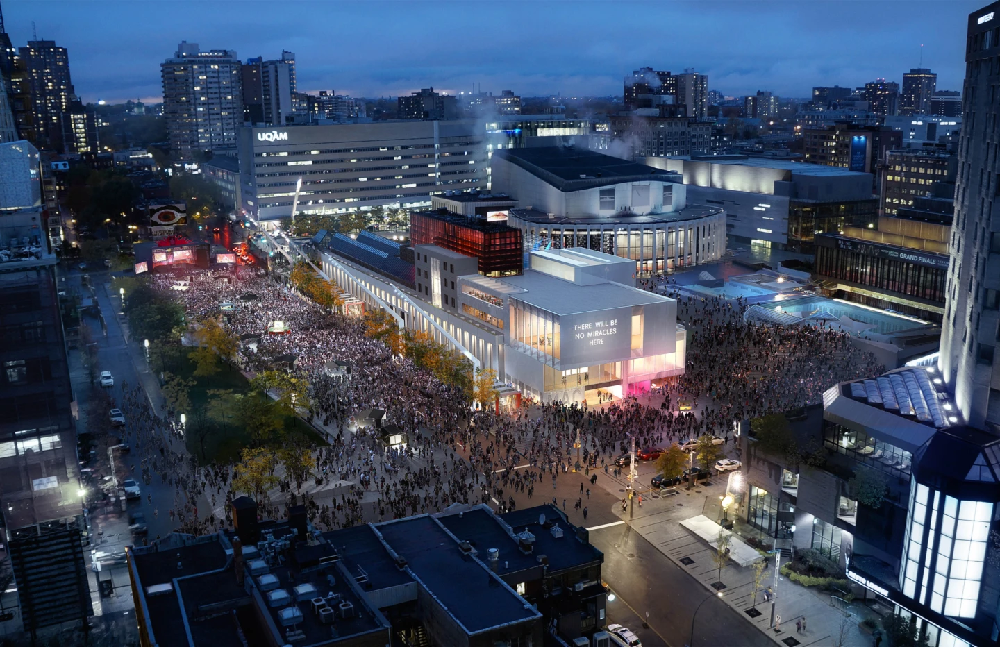Extérieur du Musée d’art contemporain de Montréal