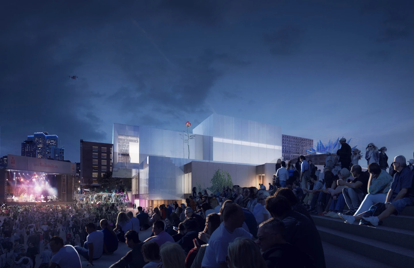 Extérieur du Musée d’art contemporain de Montréal