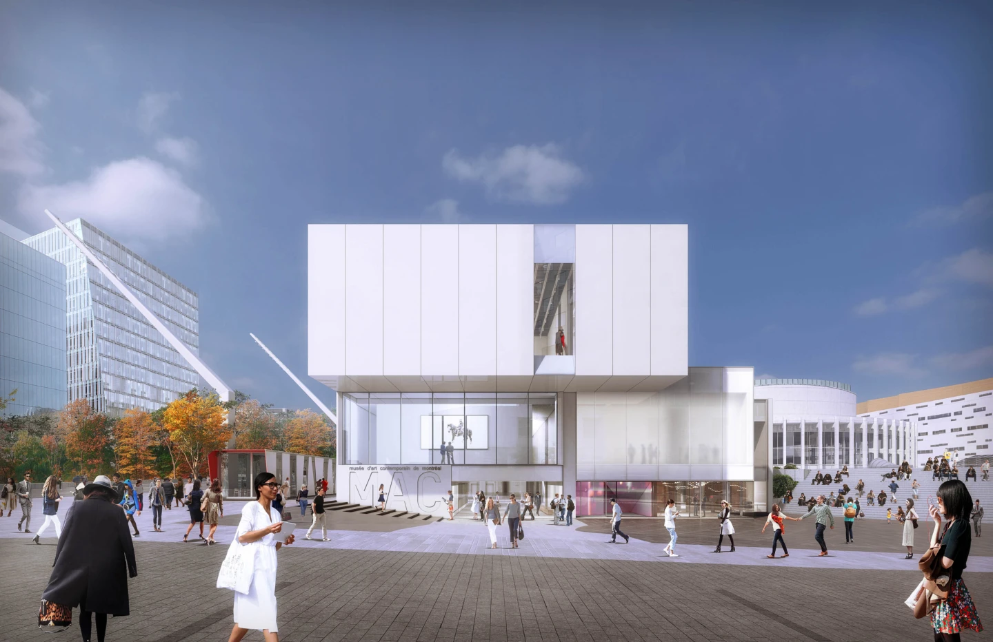 Extérieur du Musée d’art contemporain de Montréal