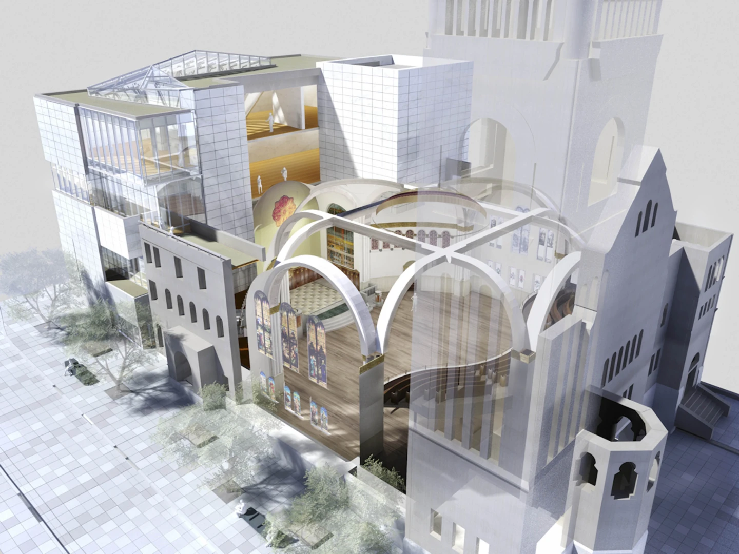 Plan général du Musée des beaux-arts de Montréal