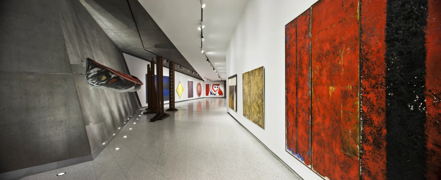 Intérieur du Musée des beaux-arts de Montréal, expositions