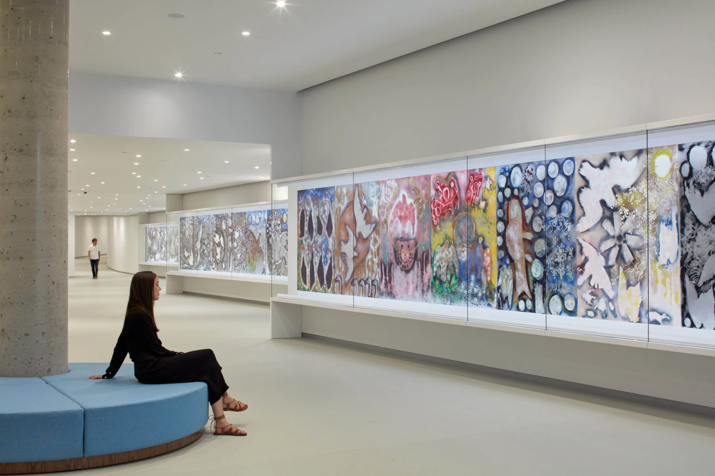 Intérieur du Musée des beaux-arts du Québec, expositions