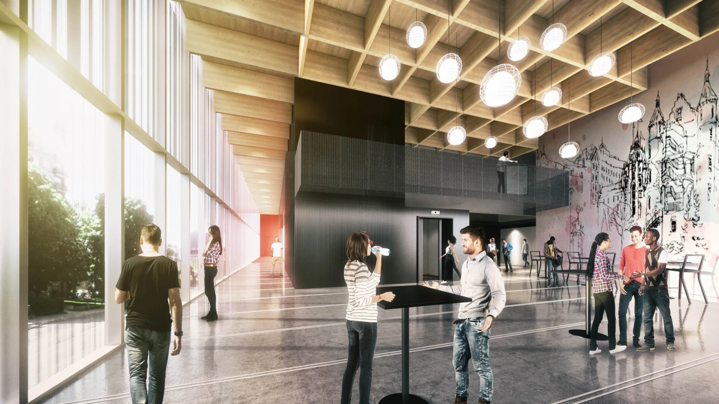 Intérieur de la Maison Théâtre