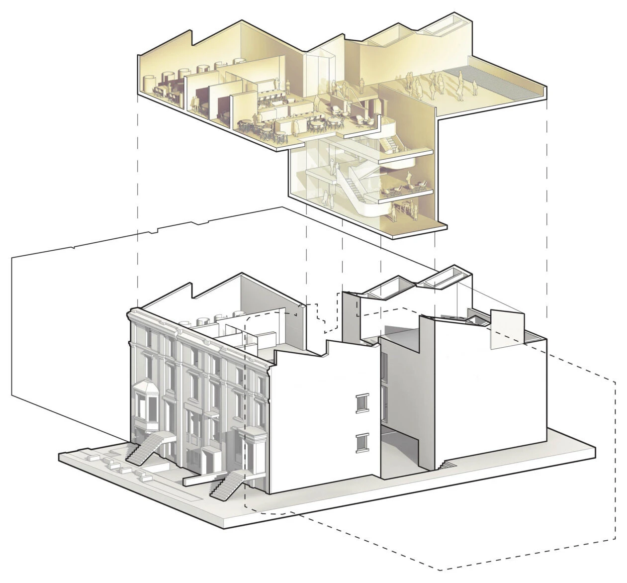 Schéma de la Maison des Boursiers – McGill