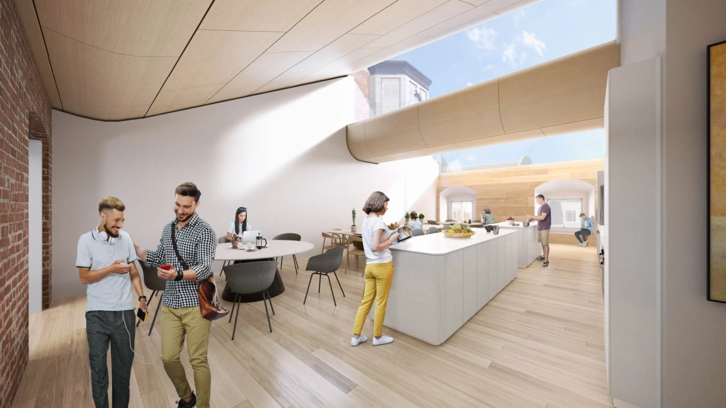 Intérieur de la Maison des Boursiers – McGill