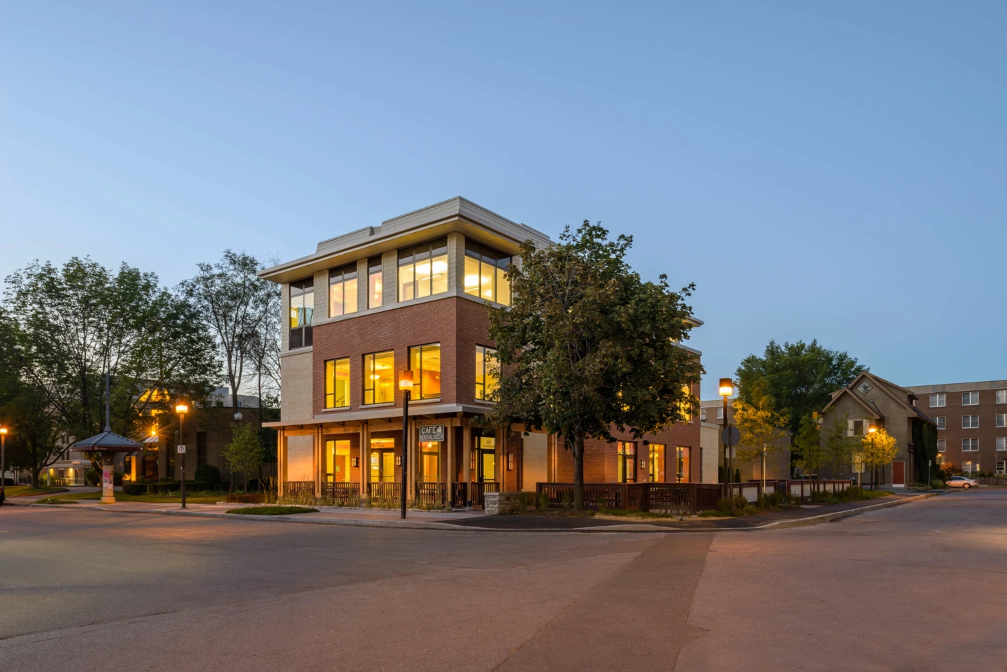Exterior of the University of Ottawa Grad House