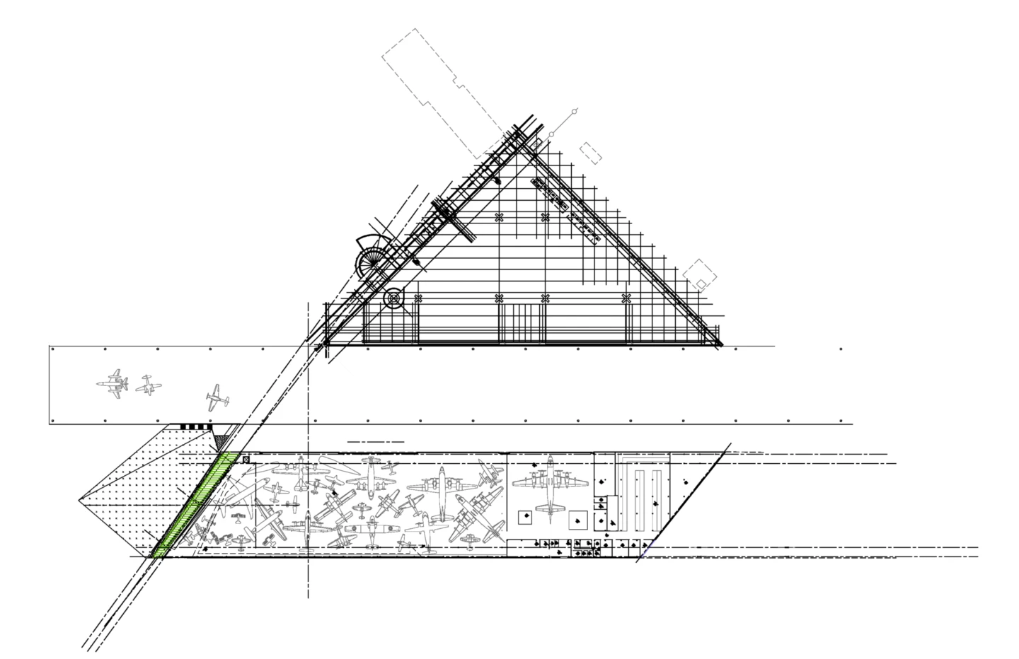 Plan du Musée de l'aviation et de l'espace du Canada