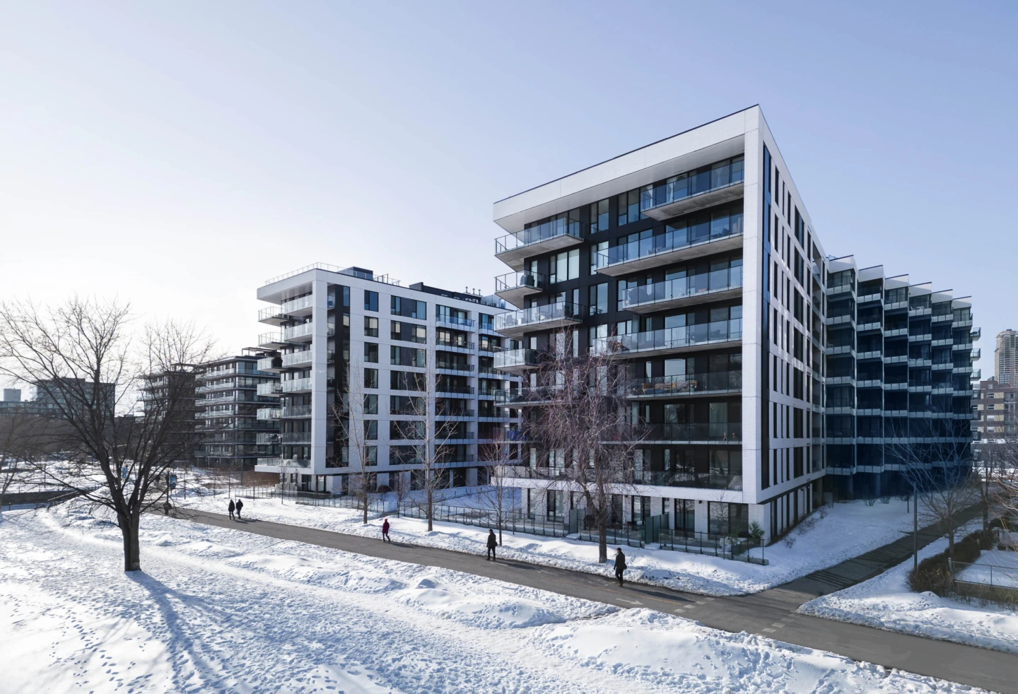 Extérieur de NOCA, l'hiver