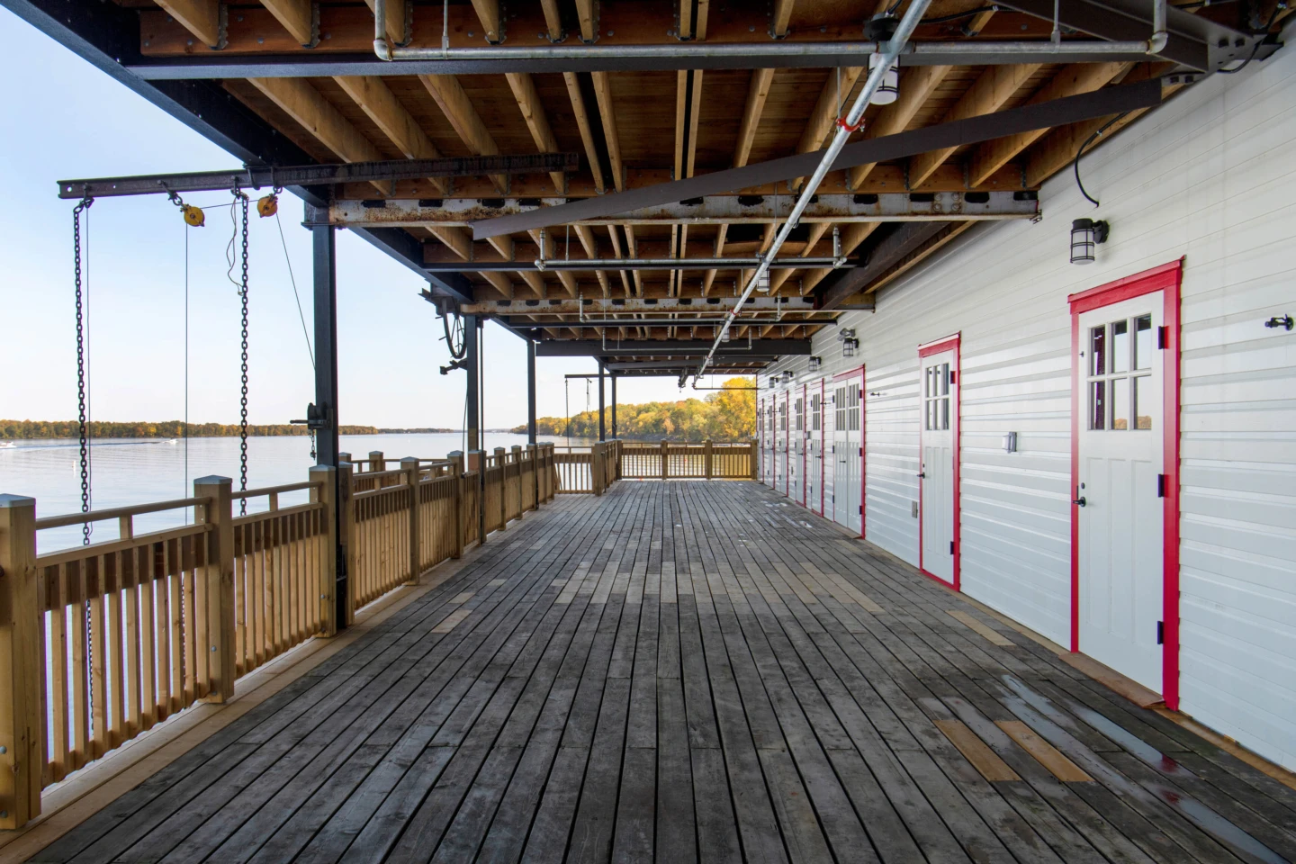 Vue d'un balcon du New Edinburgh BoatHouse