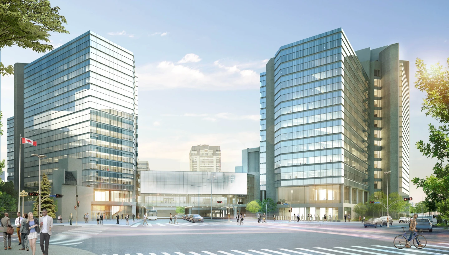 Vue générale sur la Place du Portage III