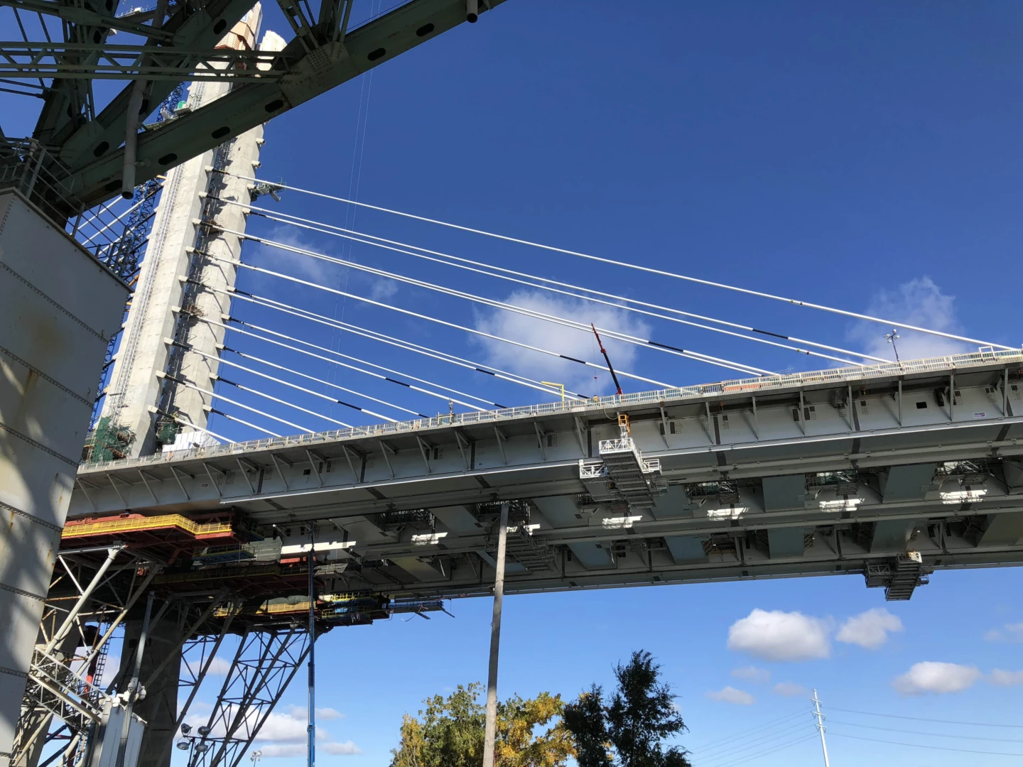 Pont Samuel-De Champlain en construction