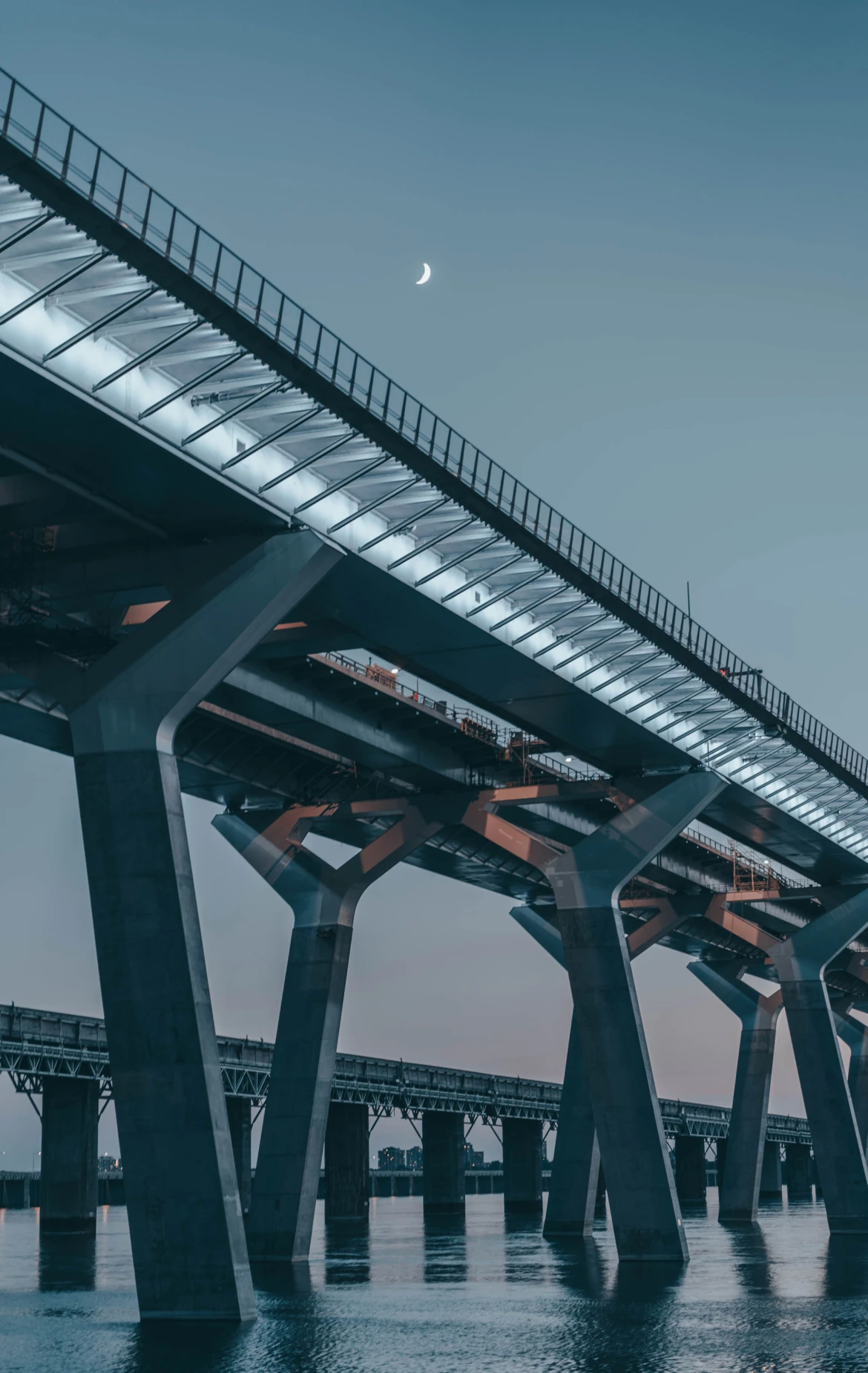 Pont Samuel-De Champlain la nuit