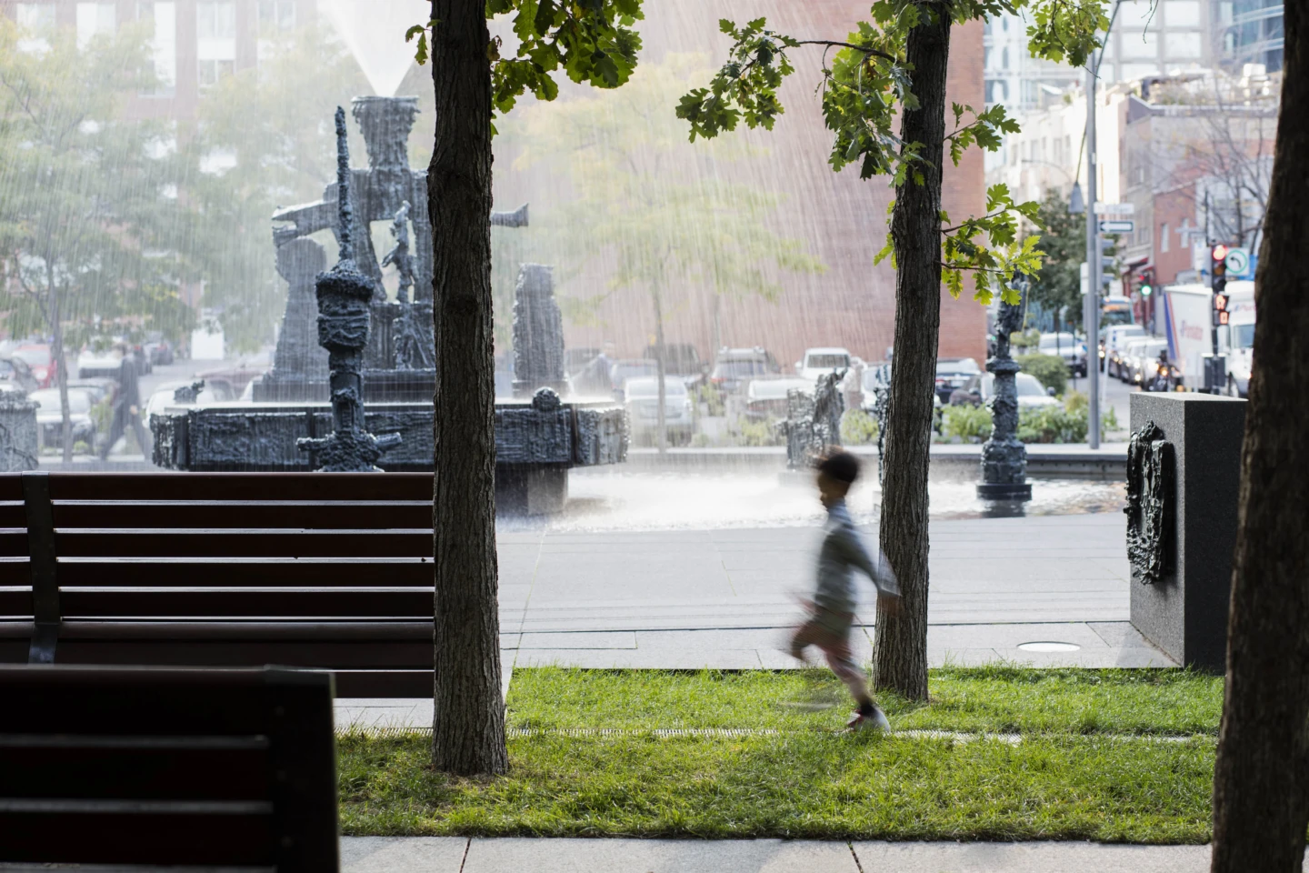 Vue sur le Quartier international de Montréal