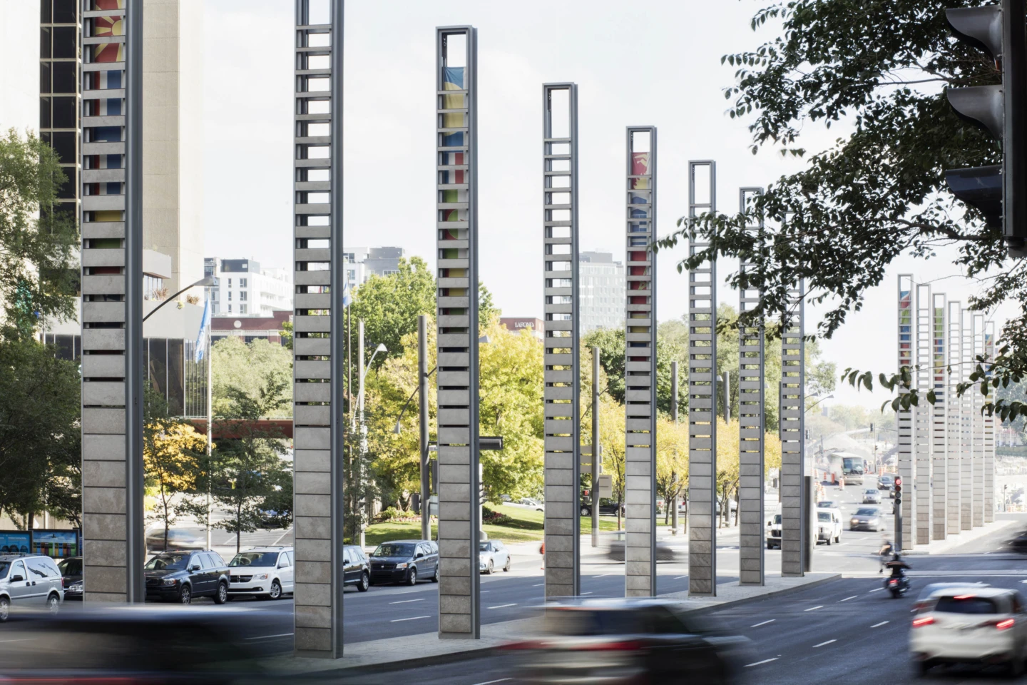 Vue générale sur le Quartier international de Montréal