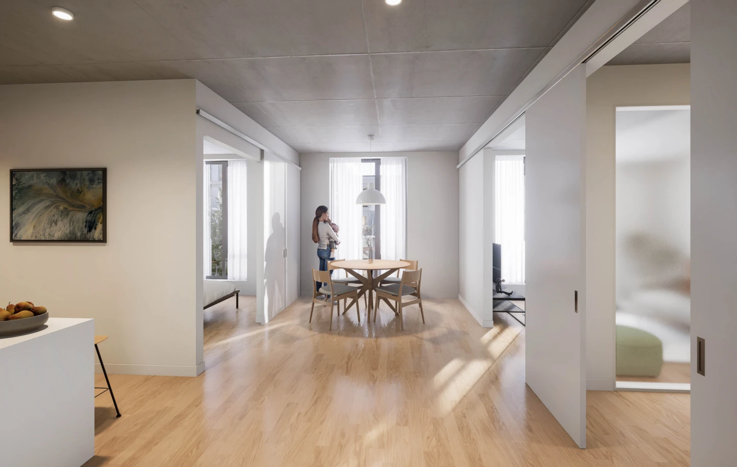 Vue intérieure du Quartier Maritime