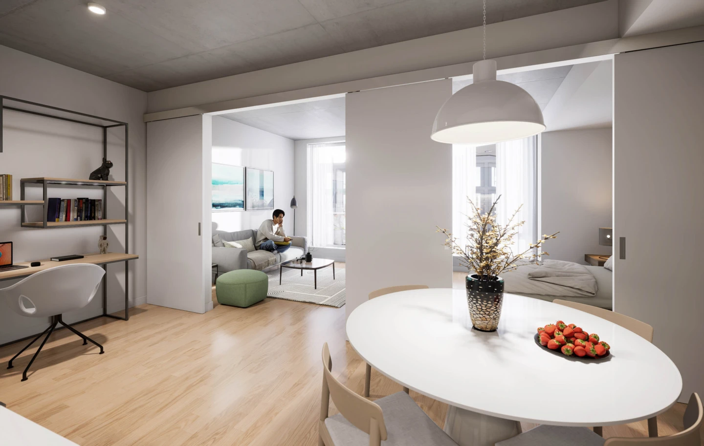 Vue intérieure du Quartier Maritime