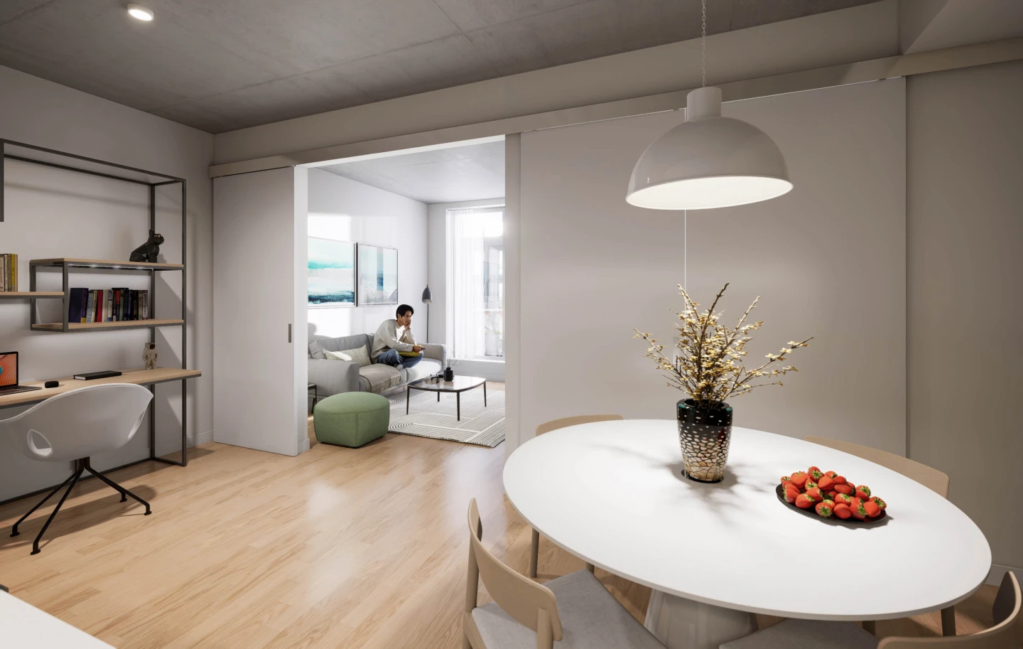 Vue intérieure du Quartier Maritime