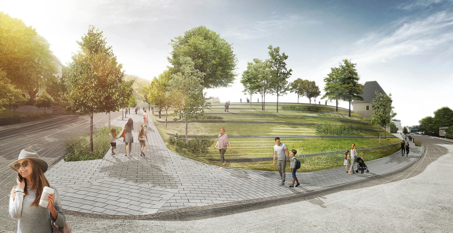 Vue sur le Réservoir McTavish