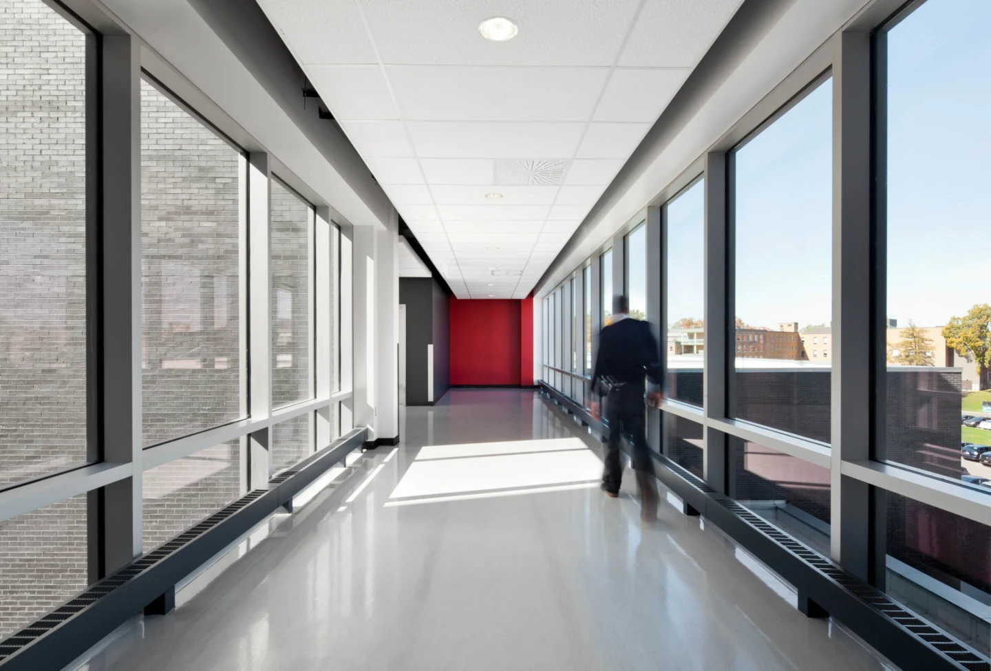 Vue d'un couloir du Rigaud Training Centre and Indoor Firing Range