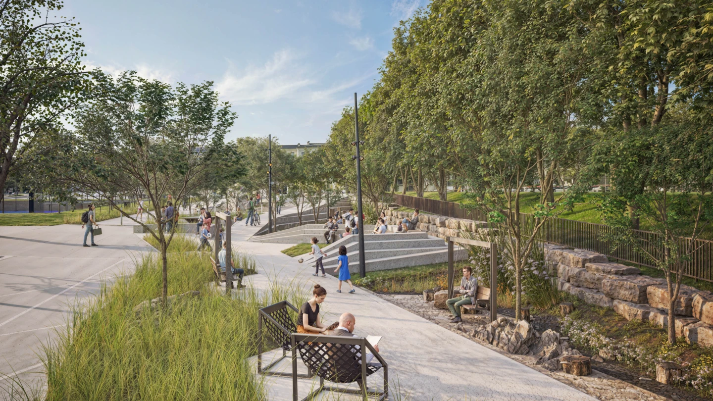 Vue sur la Rue Larivière