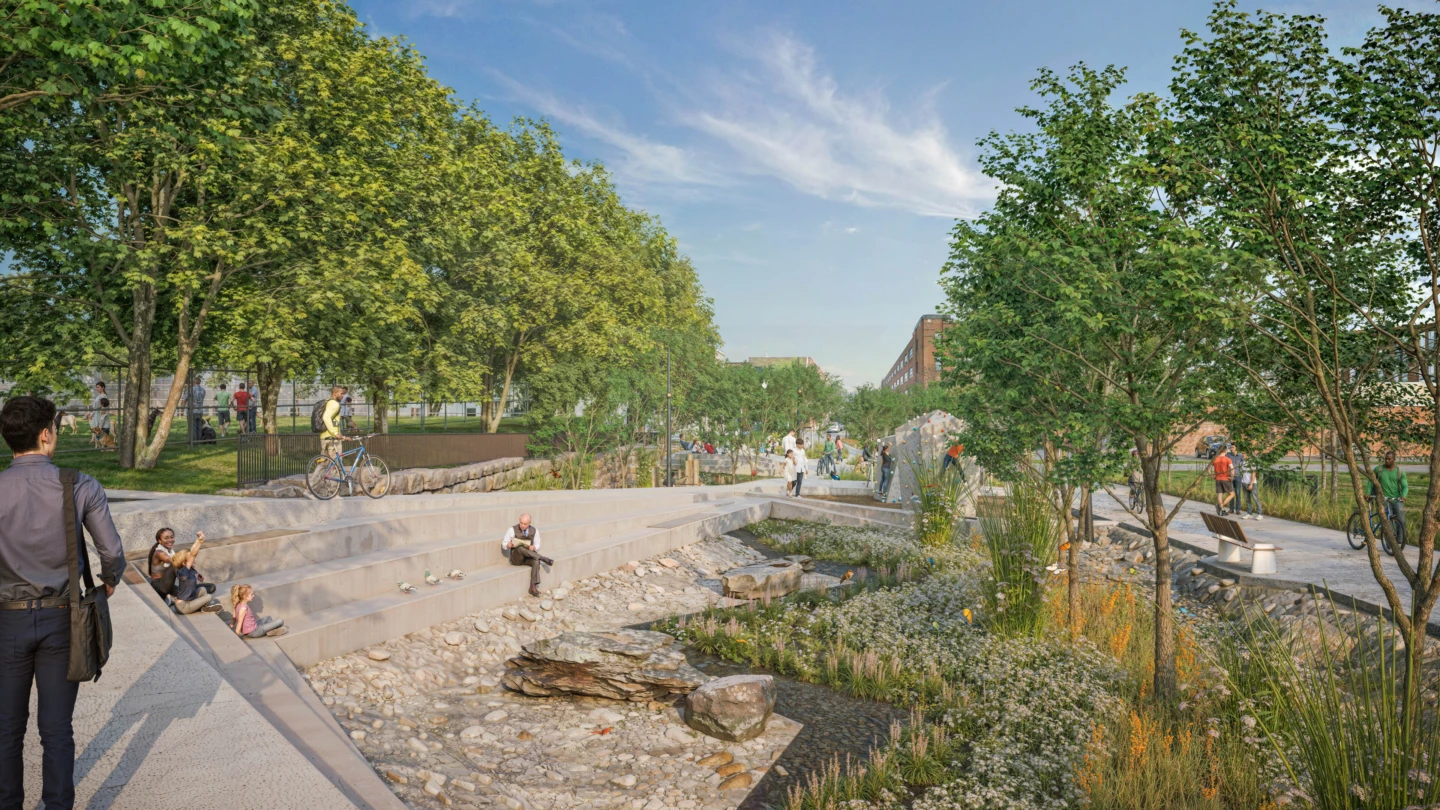 Vue sur la Rue Larivière