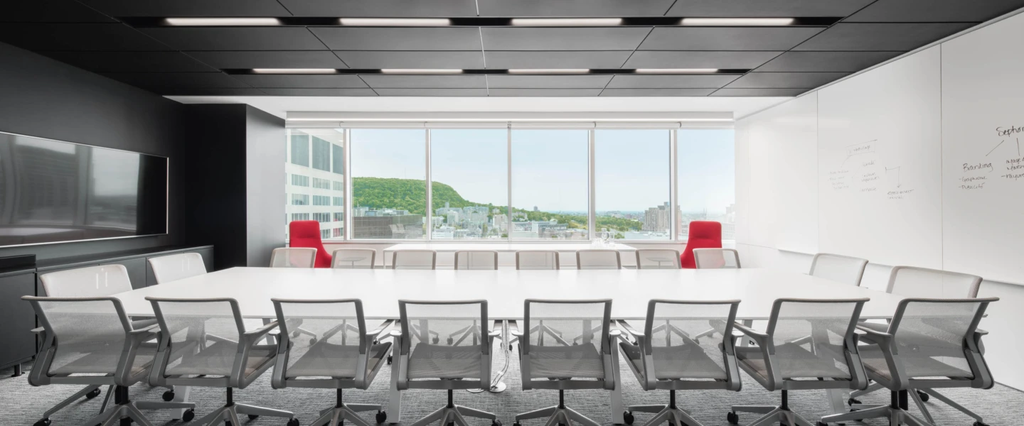 Intérieur de chez Sephora – Siège social, salle de conférence