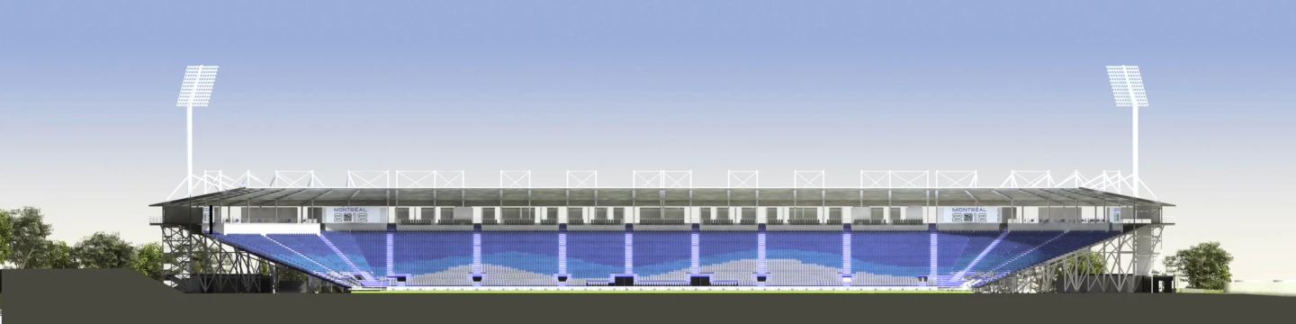 Plan du Stade Saputo