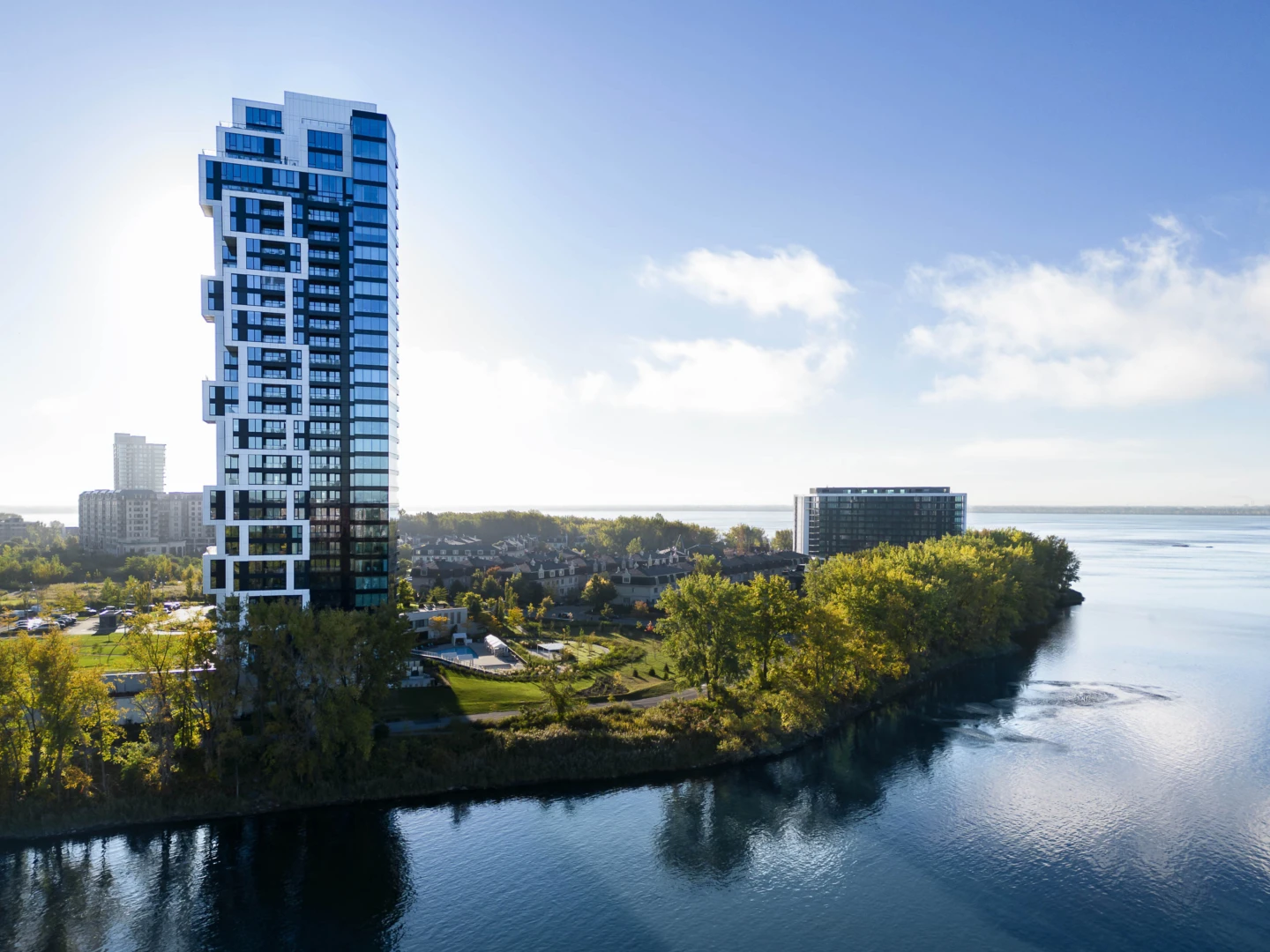 Vue aérienne de Symphonia POP