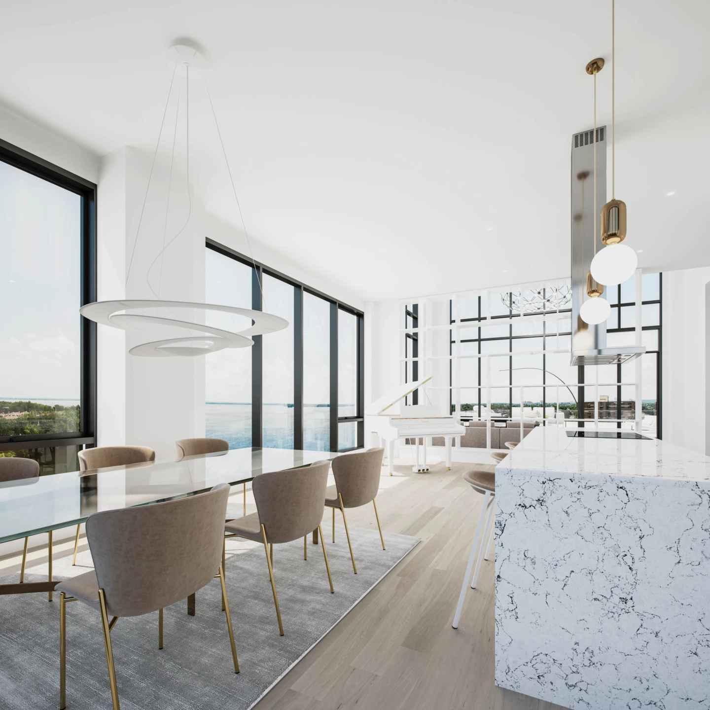 Intérieur de Symphonia POP, cuisine