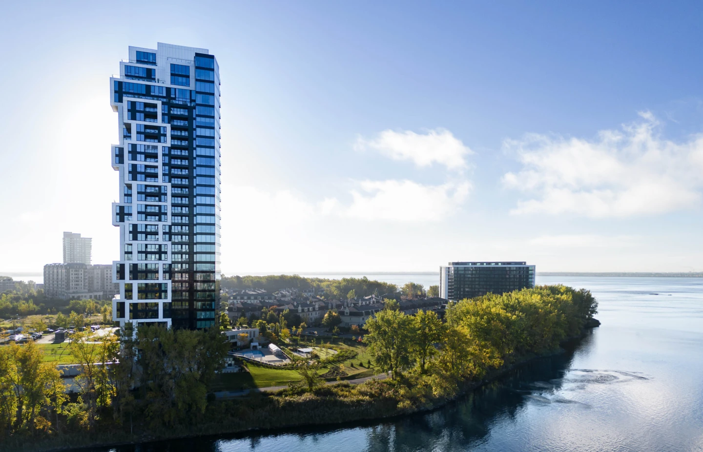 Vue aérienne de Symphonia POP