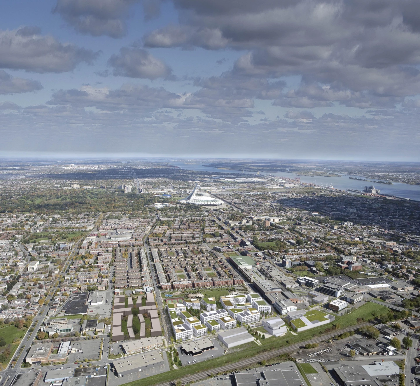 Vue aérienne du Technopôle Angus