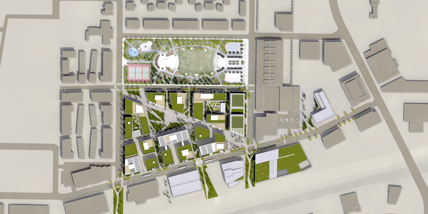 Plan du Technopôle Angus