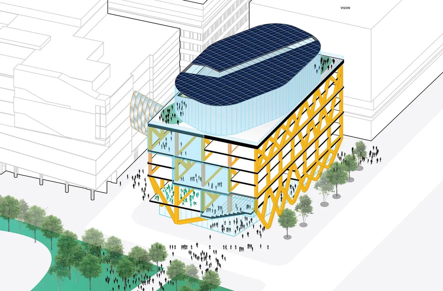 Schéma de The Arbour – George Brown College