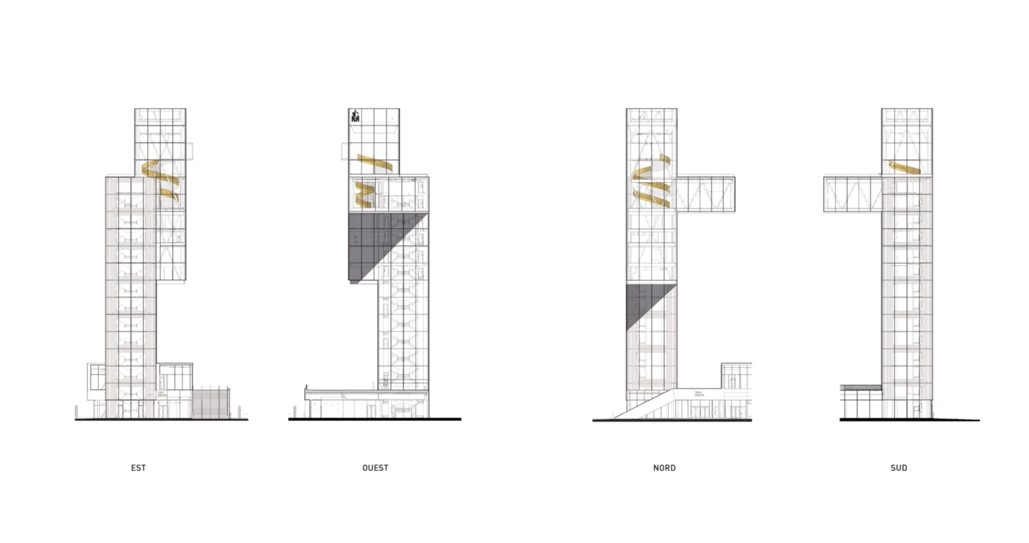 Plan de la Tour du Port de Montréal