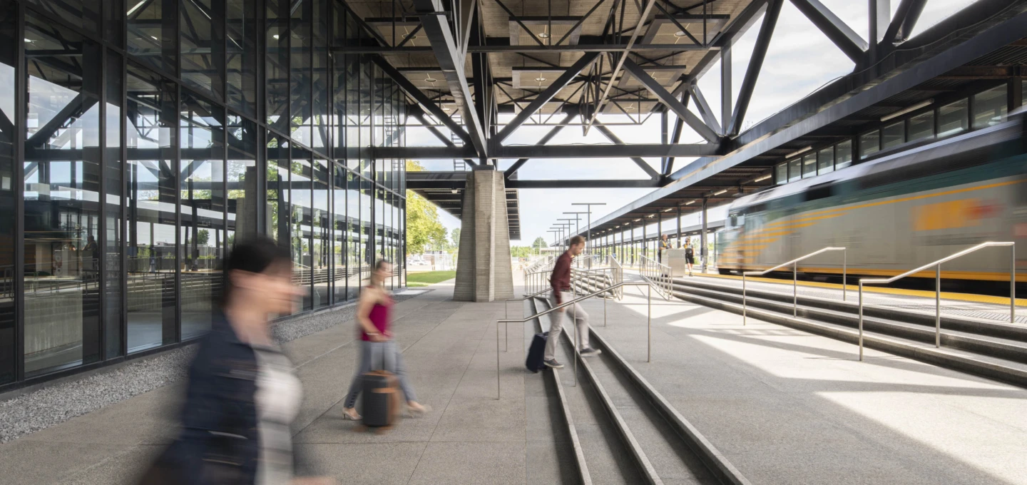 Intérieur de la Gare d’Ottawa et Salon d’affaires Via Rail