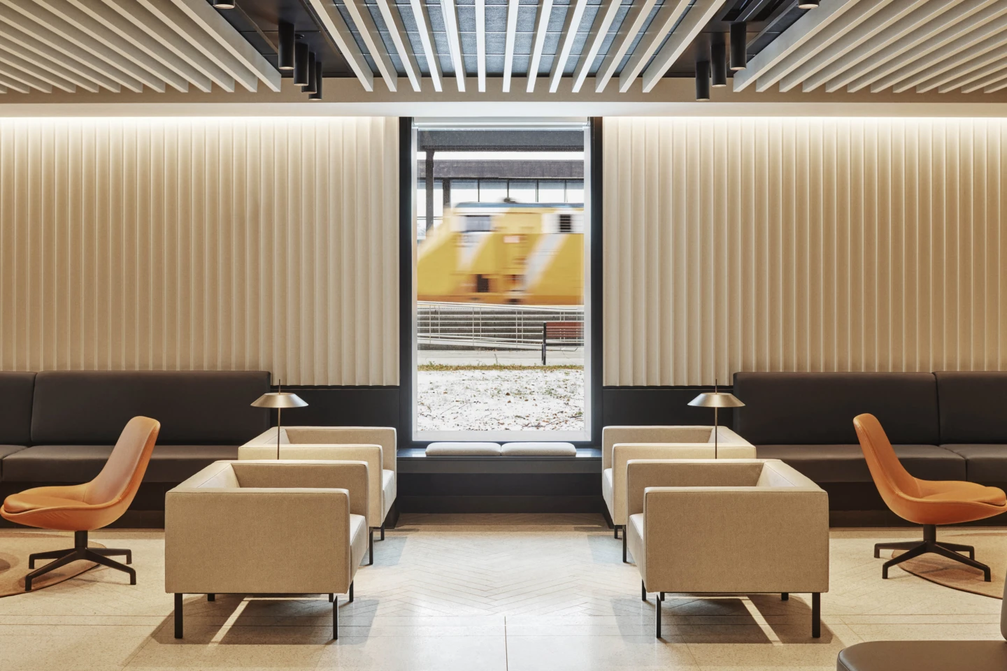 Intérieur de la Gare d’Ottawa et Salon d’affaires Via Rail