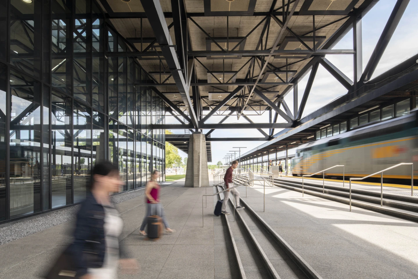 Intérieur de la Gare d’Ottawa et Salon d’affaires Via Rail