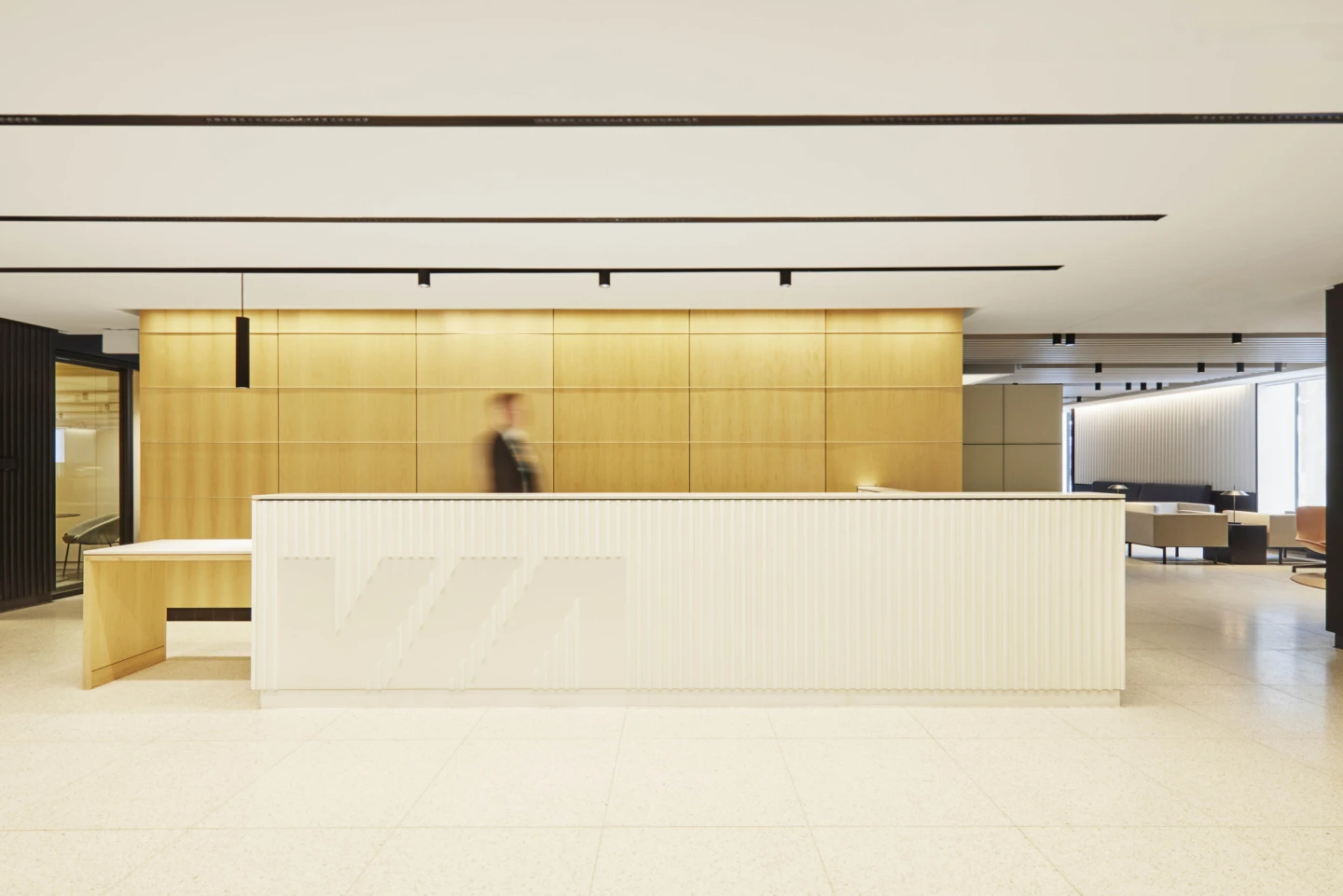 Intérieur de la Gare d’Ottawa et Salon d’affaires Via Rail, vue de l'entrée du salon